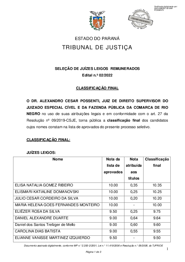 Disponibilizado em 30/03/2022