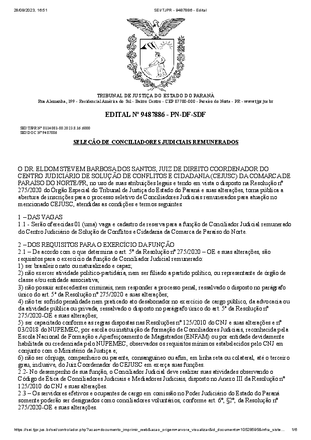 Disponibilizado em 28/08/2023